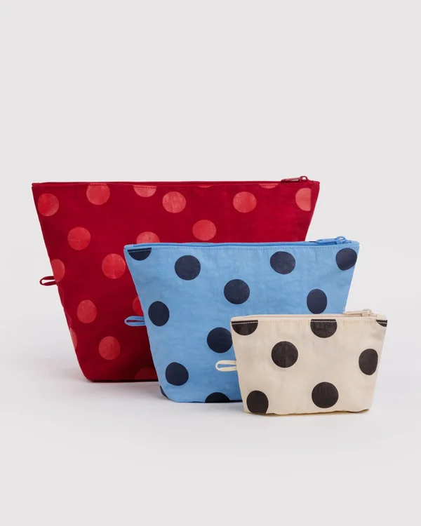 Go Pouch Set - Polka Dot Mix - Size: OS