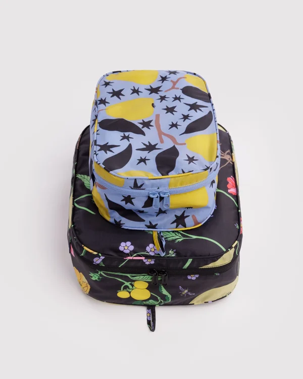 Packing Cube Set - Winter Orchard - Material: ripstop-nylon