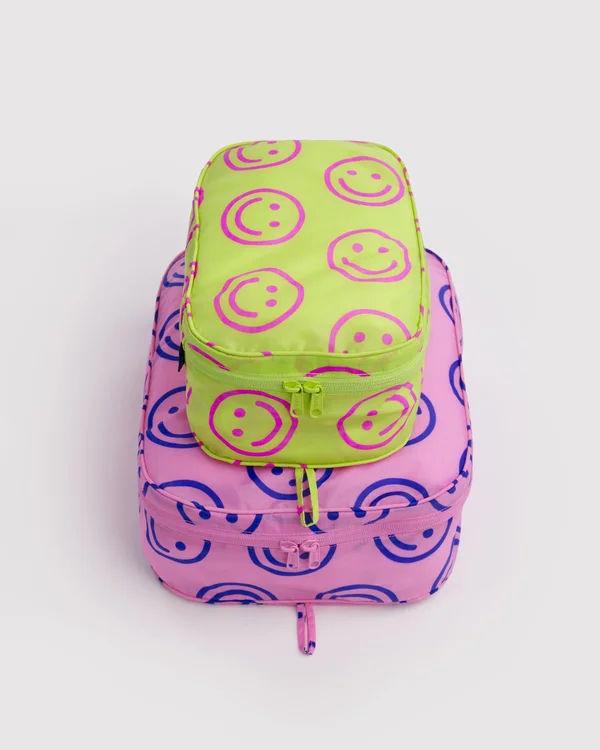 Packing Cube Set - Bright Happy Mix - Size: OS