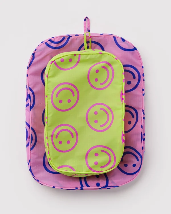Packing Cube Set - Bright Happy Mix - Size: OS