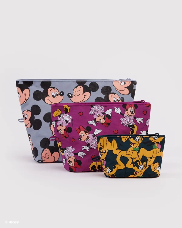 Go Pouch Set - Mickey, Minnie & Pluto