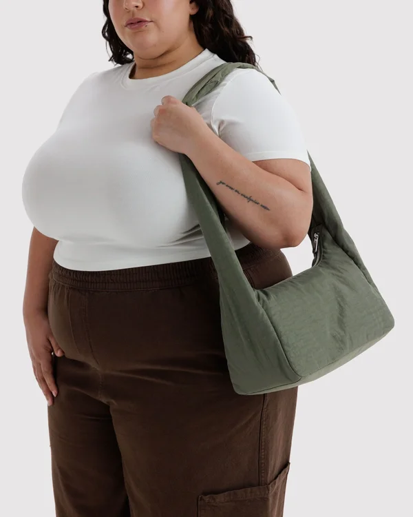 Nylon Meringue Bag - Caper - Material: heavyweight-nylon