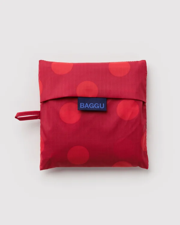 Big Baggu - Red Polka Dot - Material: ripstop-nylon