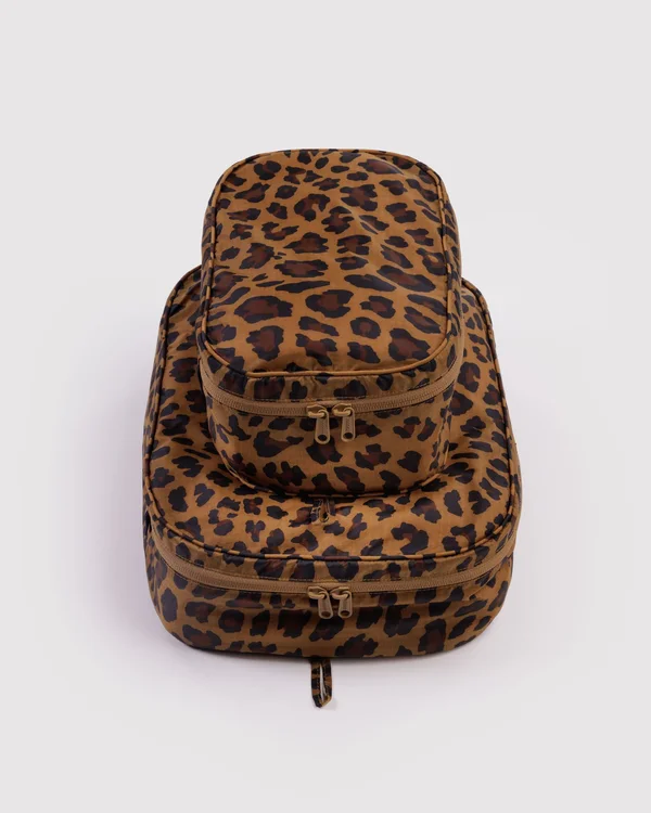Packing Cube Set - Leopard - Material: ripstop-nylon